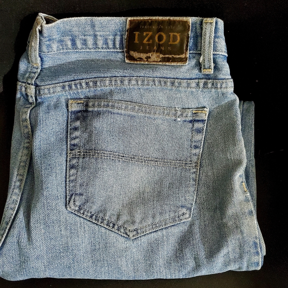 IZOD Patched Jeans
